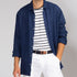Antigua – Classic linen shirt French Navy